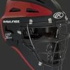 Baseline Sportss Rawlings Velo Catcher's Helmet Youth Catchers Gear