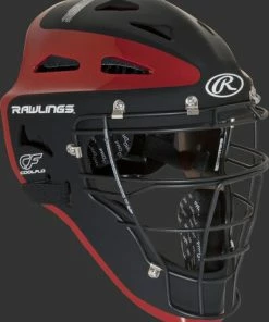 Baseline Sportss Rawlings Velo Catcher's Helmet Youth Catchers Gear