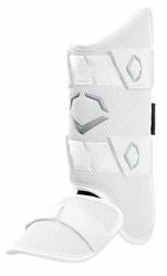 EVOSHIELD-LEG GUARD-WTV1200WHLHH-LEFT HANDED HITTER-WHITE