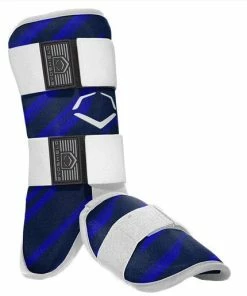 Baseline Sportss EVOSHIELD-SPEED STRIPE CUSTOM MOLDING LEG GUARD-WTV2046110473-ADULT-NAVY Adult Protective Gear