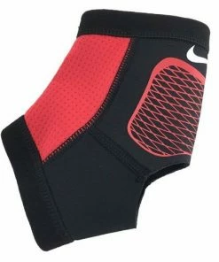 Baseline Sportss Protective Gear NIKE-PRO HYPERSTRONG ANKLE SLEEVE 2.0-NMS73002SL-SMALL-RED/BLACK