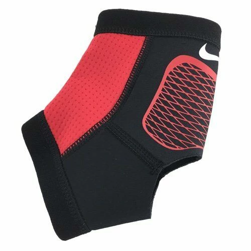 Baseline Sportss Protective Gear NIKE-PRO HYPERSTRONG ANKLE SLEEVE 2.0-NMS73002SL-SMALL-RED/BLACK