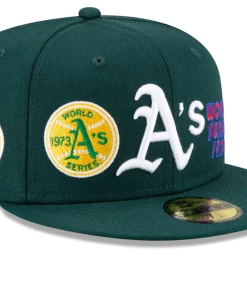 Baseline Sportss New Era Oakland Athletics World Series Champs Elements 59Fifty Fitted Hat