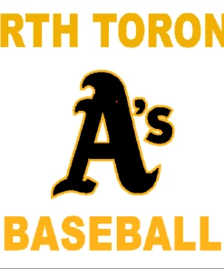 Baseline Sportss North Toronto Portal Rawlings Adult Crew Neck Dark Green Long Sleeve Shirt-artwork Included