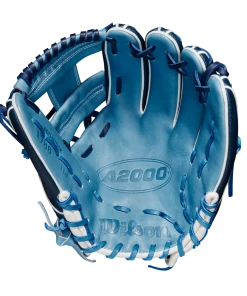 Baseline Sportss Gloves Wilson A2000 1786 11.5 January GOTM (Sky Blue/Navy Blue)