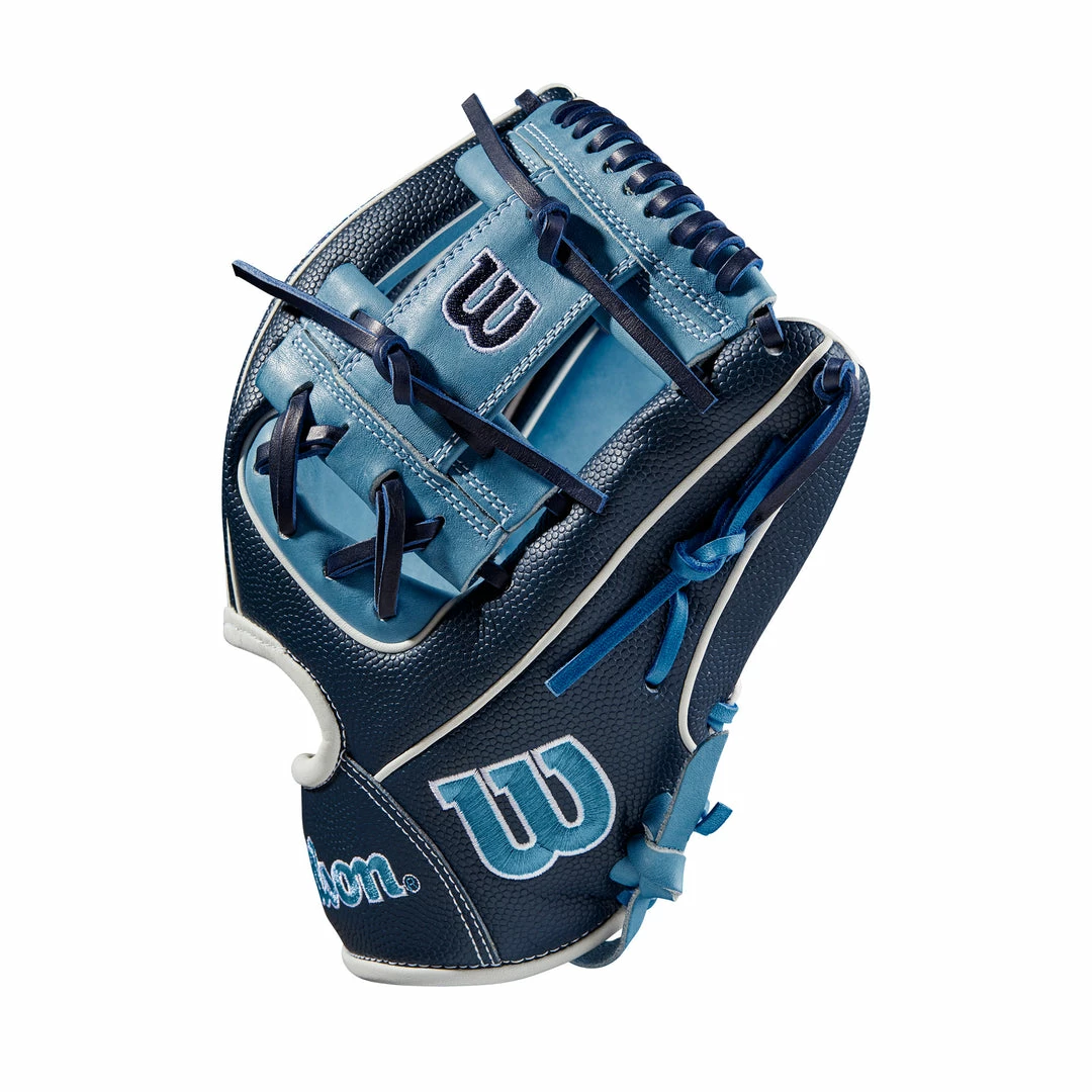 Baseline Sportss Gloves Wilson A2000 1786 11.5 January GOTM (Sky Blue/Navy Blue)