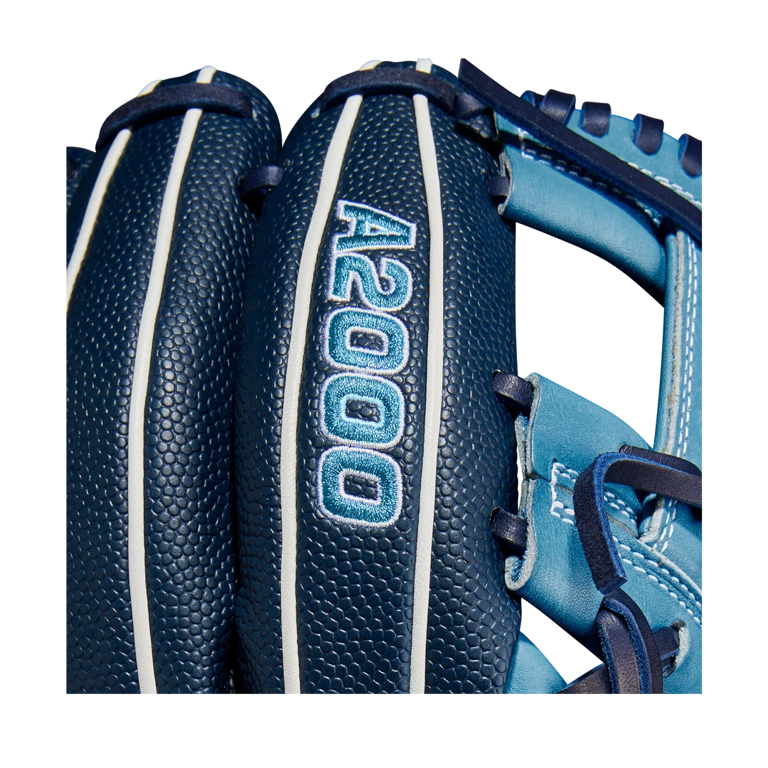 Baseline Sportss Gloves Wilson A2000 1786 11.5 January GOTM (Sky Blue/Navy Blue)