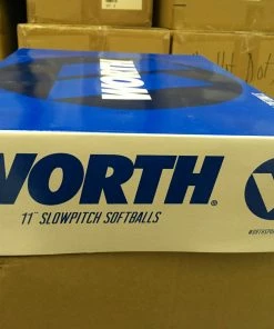Baseline Sportss Worth Hot Dot 11 Inch Softball Champ Logo, SPN11HDSYCR (1 Dozen)