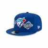 Baseline Sportss New Era Toronto Blue Jays Royal 2x World Series Champions 59FIFTY Fitted Hat